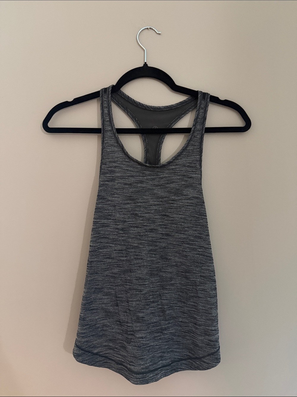Lululemon Long Distance Tank with mesh racer back